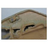 Vintage Homco WWI Airplane Cast Metal Wall Décor
