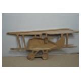Vintage Homco WWI Airplane Cast Metal Wall Décor