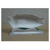 Vintage Cast Iron Pig Door Stop