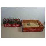 Vintage Coca-Cola Crate with Bottles