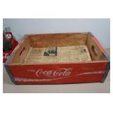 Vintage Coca-Cola Crate with Bottles