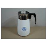 Vintage Corning Ware Blue Cornflower Coffee Pot