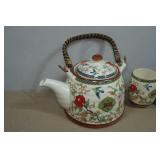 Vintage Porcelain Tea Pot Set