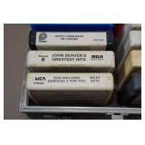 Vintage 8-Track Tapes and Carry Cases - Signed Boxcar Willie, Billy Joel, Neil Diamond