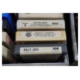 Vintage 8-Track Tapes and Carry Cases - Signed Boxcar Willie, Billy Joel, Neil Diamond