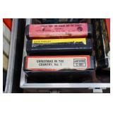 Vintage 8-Track Tapes and Carry Cases - Signed Boxcar Willie, Billy Joel, Neil Diamond