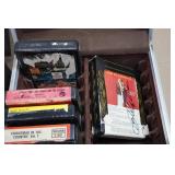 Vintage 8-Track Tapes and Carry Cases - Signed Boxcar Willie, Billy Joel, Neil Diamond