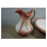 Vintage Bath Basin and Pitcher