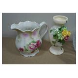 Vintage Vase, Salt & Pepper Shakers and Glassware