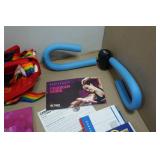 Assorted Workout Gear - Weights, DVDs, Bags