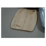 Assorted Tableware - Silver Serving Trays, Utensils, Cutting Boards