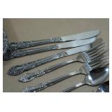 Assorted Tableware - Silver Serving Trays, Utensils, Cutting Boards