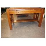 Oak Library Table