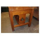 Oak Library Table