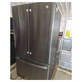 GE - 28.7 Cu. Ft. Stainless Steel French Door Refrigerator