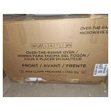 Over the range microwave white