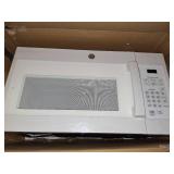 Over the range microwave white