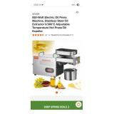 Vevor electric oil press