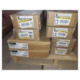 10 White cordless faux wood blinds