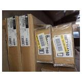 10 White cordless faux wood blinds