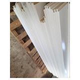 20 white door casement boards 7"×82"