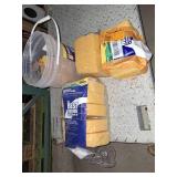 Tile sponges and bucket