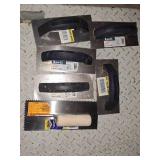 Tile flooring trowels