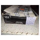 Ombre grigia beveled mosaic tile