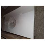 57" cultured stone vanity counter top