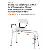 Tub transfer bench