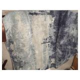 6x9 brome blue area rug