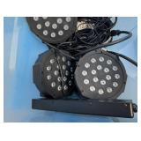 Large Set Of Color adjustable Up Lighting With Cables And Cords