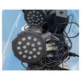Large Set Of Color adjustable Up Lighting With Cables And Cords