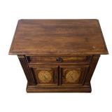 LLBR - Pair of Vintage Stanley Furniture, Fleur De Bois Country French Nightstands