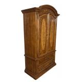 LLBR - Vintage Stanley Furniture Armoire Cabinet .Fleur De Bois Country French