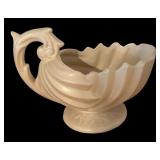 LLBR - McCoy Vintage Bird of Paradise Vase, Shell Pedestal Planter & Shoe Planter (Lot of 3)
