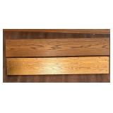 LLBR - Two Oak Wooden Wall Shelves