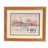 LLBR - Wintry Scene Print by Steve Palomchak