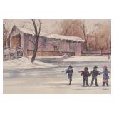 LLBR - Wintry Scene Print by Steve Palomchak