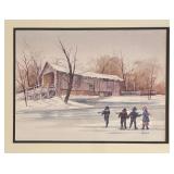 LLBR - Wintry Scene Print by Steve Palomchak