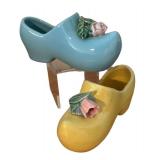 LLBR - Two Vintage McCoy Shoe Planters