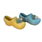 LLBR - Two Vintage McCoy Shoe Planters