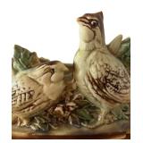 LLBR - Vintage McCoy Quail Bird Family Planter