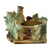 LLBR - Vintage McCoy Quail Bird Family Planter