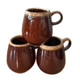 LLBR - Vintage McCoy Brown Drip-Glaze Mugs, Petite Pitcher and More
