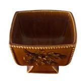 LLBR - Vintage McCoy USA Art Pottery Pedestal Planter, Antique Curio Line