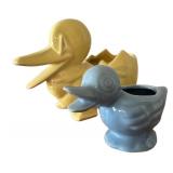 LLBR - Two Vintage McCoy Duck Planters
