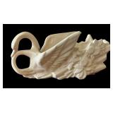 LLBR - Two Vintage McCoy Swan Planters