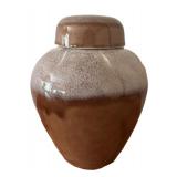 LLBR - Vintage McCoy Brush Pottery Drip-Glazed Vessel