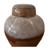 LLBR - Vintage McCoy Brush Pottery Drip-Glazed Vessel